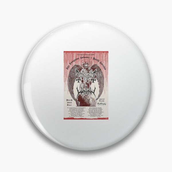 Item preview, Mayhem Watain 2022 Tour designed and sold by wmadre8o.