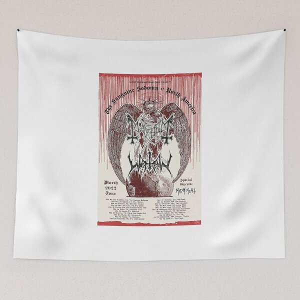 Item preview, Mayhem Watain 2022 Tour designed and sold by wmadre8o.