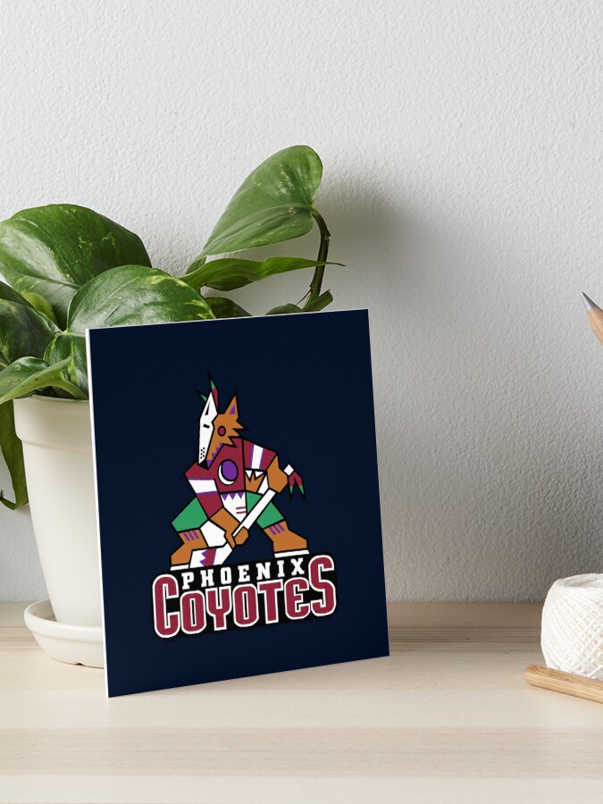 Vintage Phoenix-Coyotes Logo 1996 Poster for Sale by