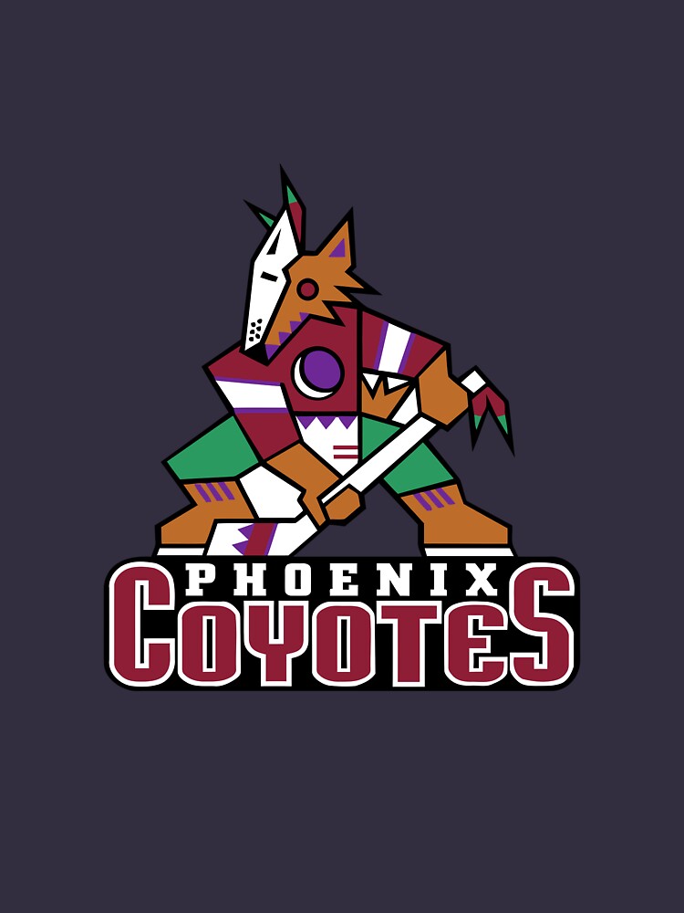 Phoenix Coyotes 1996-97 jersey artwork, This is a highly de…