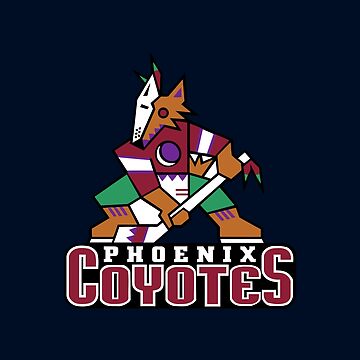 Phoenix Coyotes 1996-97 jersey artwork, This is a highly de…