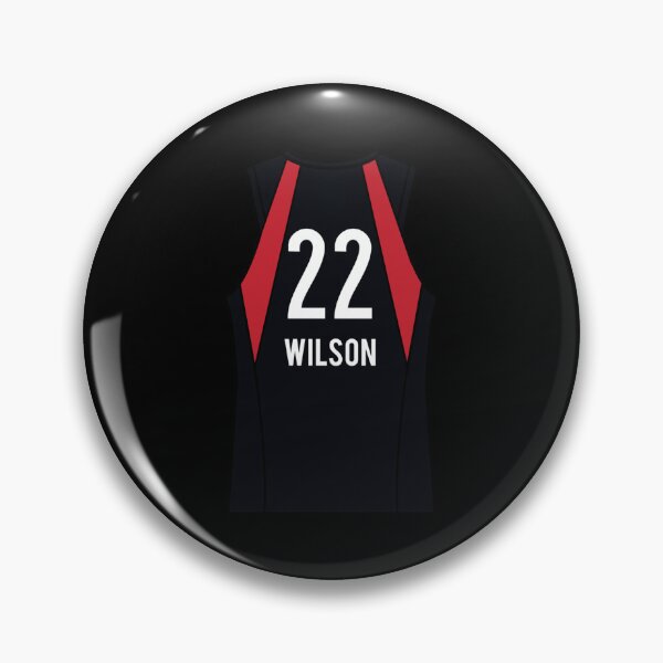 Item preview, A'ja Wilson Black Jersey Sticker Sticker designed and sold by verarheaf9.
