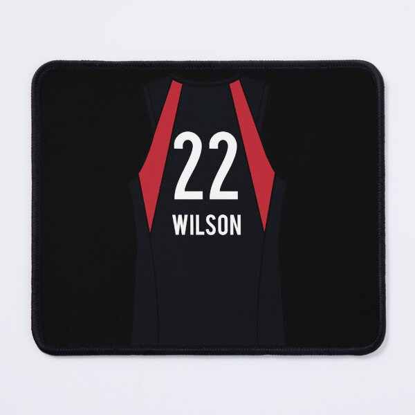 Item preview, A'ja Wilson Black Jersey Sticker Sticker designed and sold by verarheaf9.