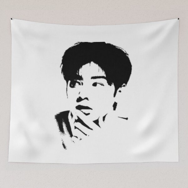 Item preview, Cha Eun Woo Black on White Photo Print designed and sold by Daebakshop.