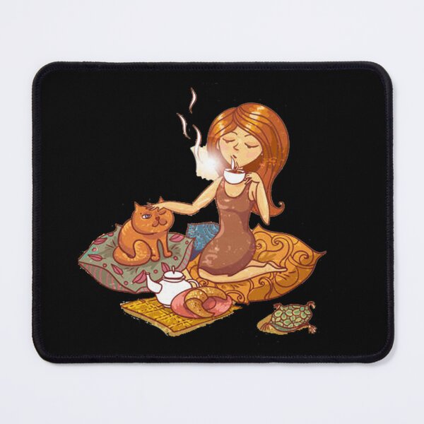 Item preview, Je t'aime, Tout ce dont j'ai besoin c'est du café à côté de mon chat, l'heure du designed and sold by ClaudieDicki.