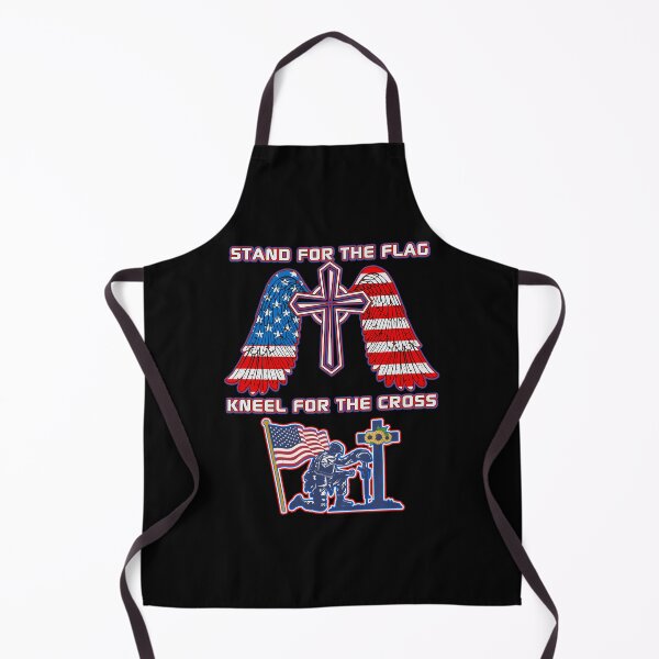 Item preview, I Stand For The Flag And Kneel For The Cross designed and sold by WoodburyLake.