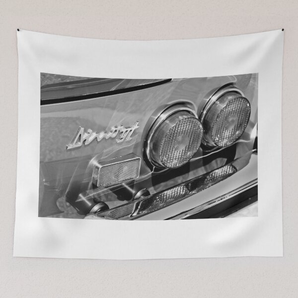 Item preview, 1974 Emblema de la luz trasera Ferrari Dino Targa Gts -1694bw designed and sold by Jill Reger.