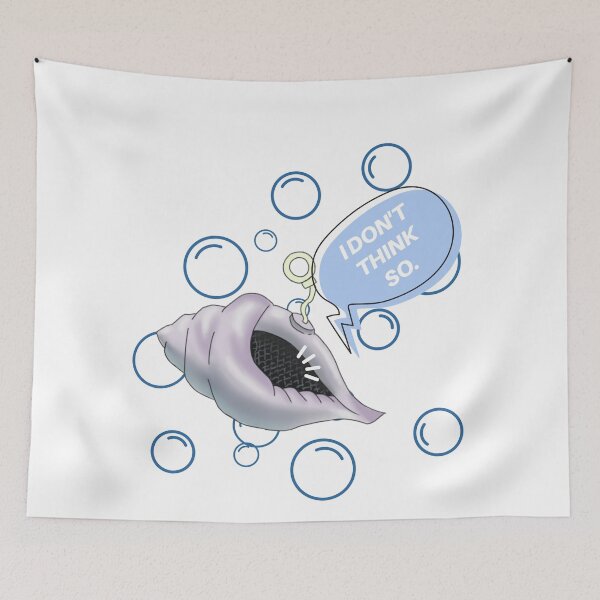 Item preview, Magic conch says  I  dont think so. bubbles. Magic shell designed and sold by T-Look.