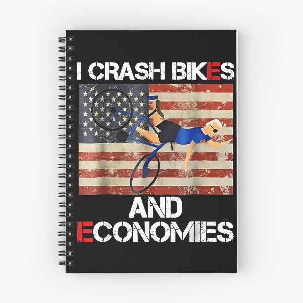 Item preview, Funny I Crash Bikes And Economies designed and sold by Dex-Shop.