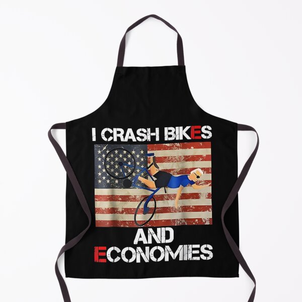 Item preview, Funny I Crash Bikes And Economies designed and sold by Dex-Shop.