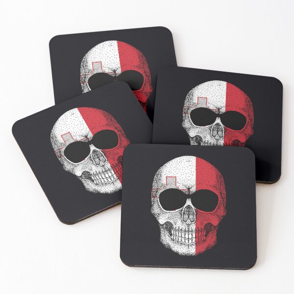 Item preview, Skull Malta Flag designed and sold by pretty4u.