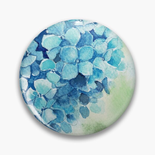 Item preview, Blue Hydrangea watercolor designed and sold by yianling.