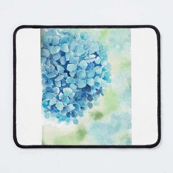 Item preview, Blue Hydrangea watercolor designed and sold by yianling.