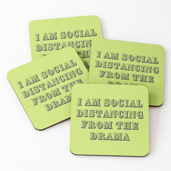 Item preview, Social distancing from the drama designed and sold by Spiffle.