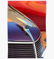 Ford Hood Ornament 1937 -0306c Poster