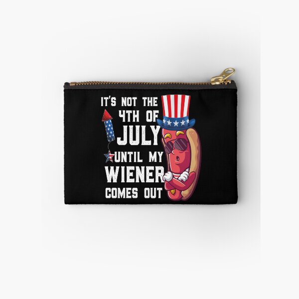 Item preview, Hot Dog Wiener Comes Out Funny 4th of July Adult Humor Gift designed and sold by Tatus Brinal.
