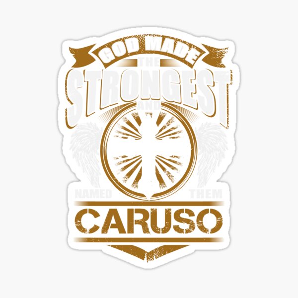 Caruso Name Stickers for Sale Redbubble