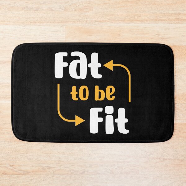 Item preview, FAT TO BE FIT CYRCLE Weight Loss fitness Motivation  designed and sold by Drago Art.