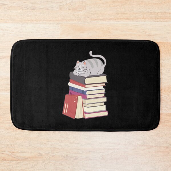 Item preview, Stack of Books and a Chubby Cat designed and sold by shmodev.