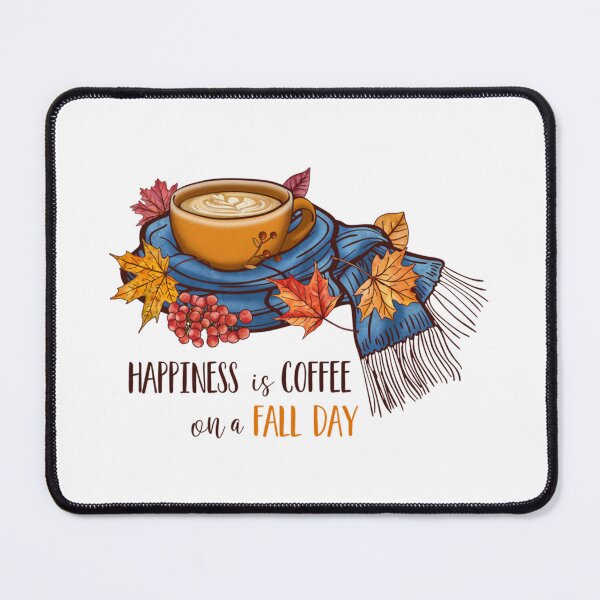 Item preview, Le bonheur est un café un jour d'automne 2023  designed and sold by ClaudieDicki.
