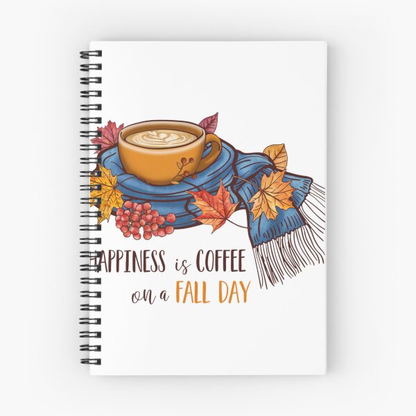 Item preview, Le bonheur est un café un jour d'automne 2023  designed and sold by ClaudieDicki.