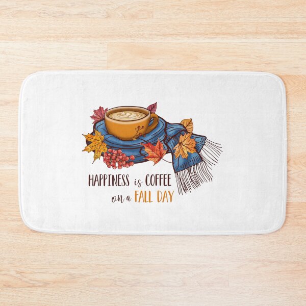 Item preview, Le bonheur est un café un jour d'automne 2023  designed and sold by ClaudieDicki.