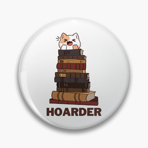 Item preview, Stack of books and a cute cat - Book Hoarder designed and sold by shmodev.