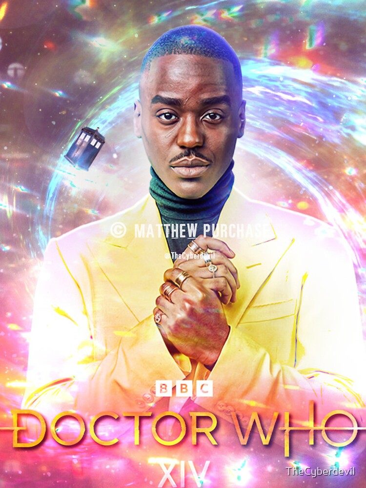 Thumbnail 4 of 4, iPhone Case, (watermarked) Ncuti Gatwa 14th Doctor - % to charity - By the original artist designed and sold by TheCyberdevil.