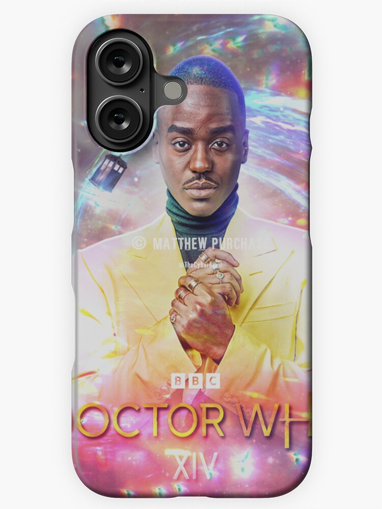 Thumbnail 1 of 4, iPhone Case, (watermarked) Ncuti Gatwa 14th Doctor - % to charity - By the original artist designed and sold by TheCyberdevil.