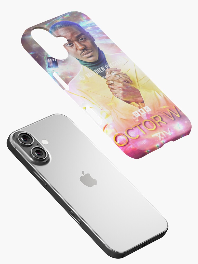 Thumbnail 2 of 4, iPhone Case, (watermarked) Ncuti Gatwa 14th Doctor - % to charity - By the original artist designed and sold by TheCyberdevil.