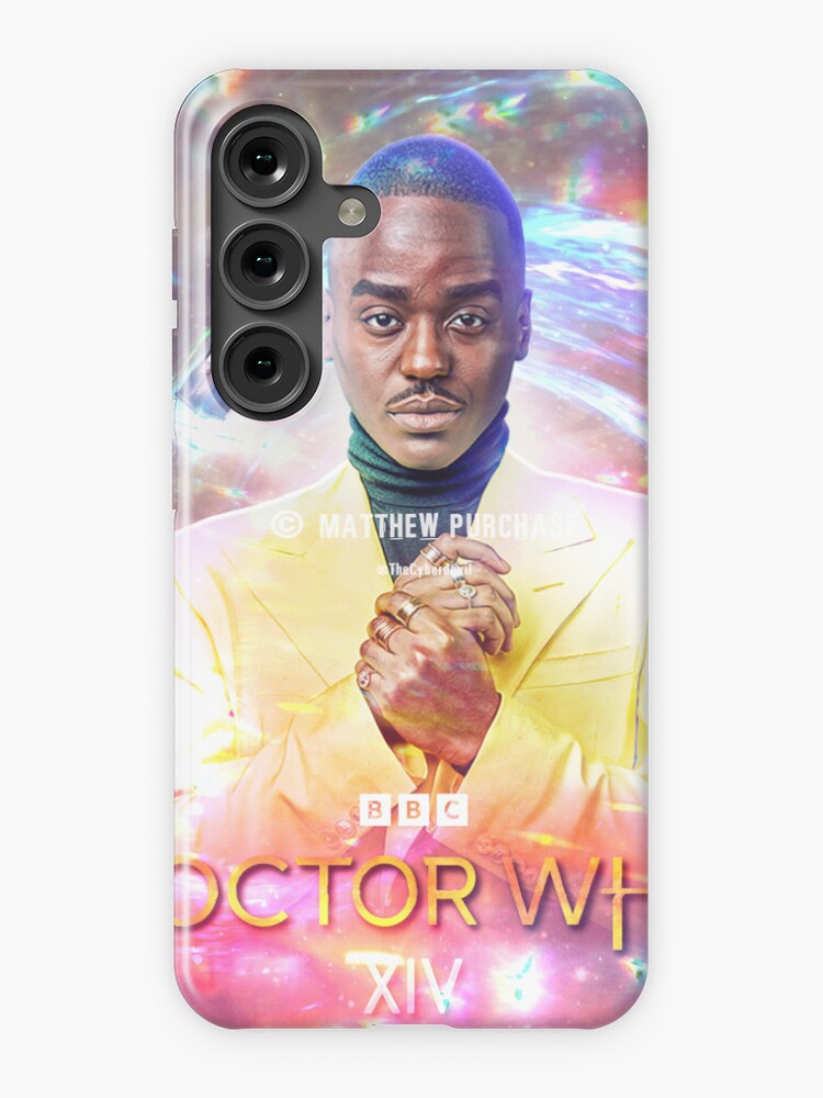 Thumbnail 1 of 4, Samsung Galaxy Phone Case, (watermarked) Ncuti Gatwa 14th Doctor - % to charity - By the original artist designed and sold by TheCyberdevil.