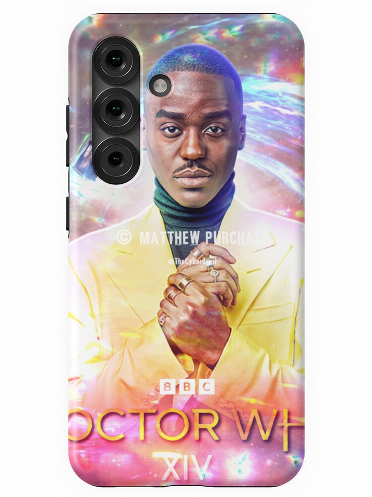 Thumbnail 1 of 4, Samsung Galaxy Phone Case, (watermarked) Ncuti Gatwa 14th Doctor - % to charity - By the original artist designed and sold by TheCyberdevil.