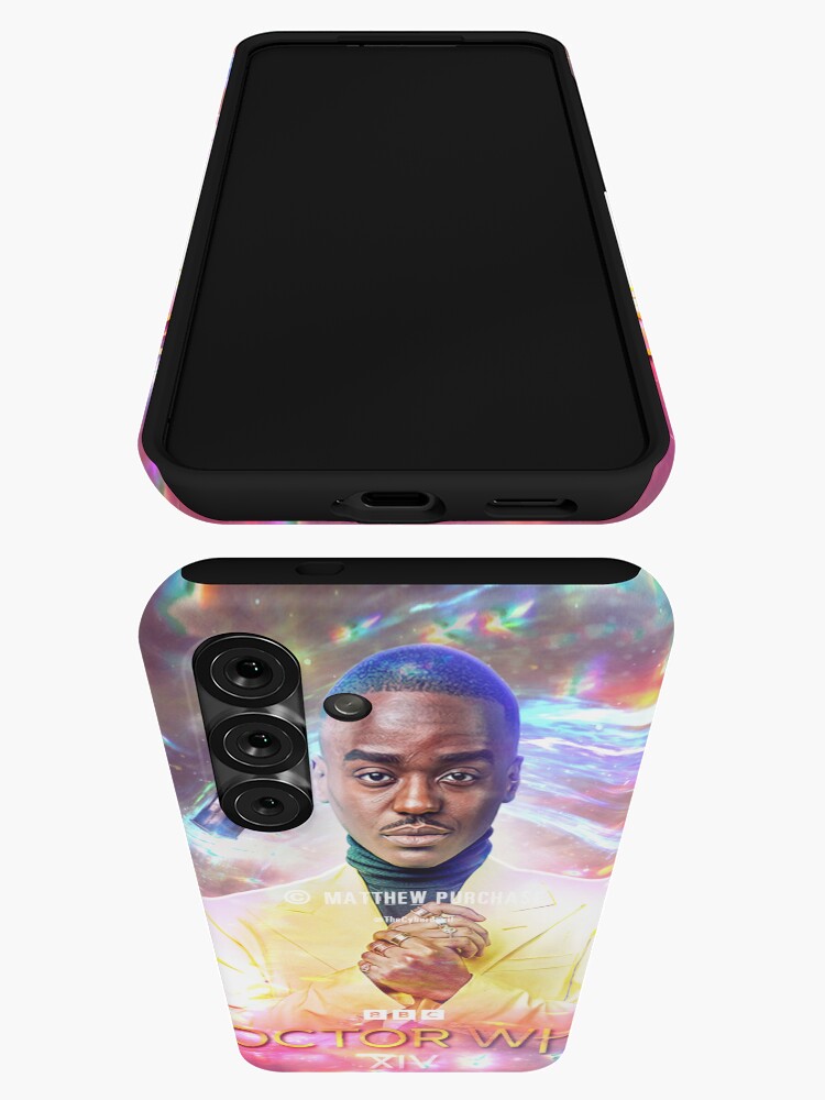 Thumbnail 3 of 4, Samsung Galaxy Phone Case, (watermarked) Ncuti Gatwa 14th Doctor - % to charity - By the original artist designed and sold by TheCyberdevil.