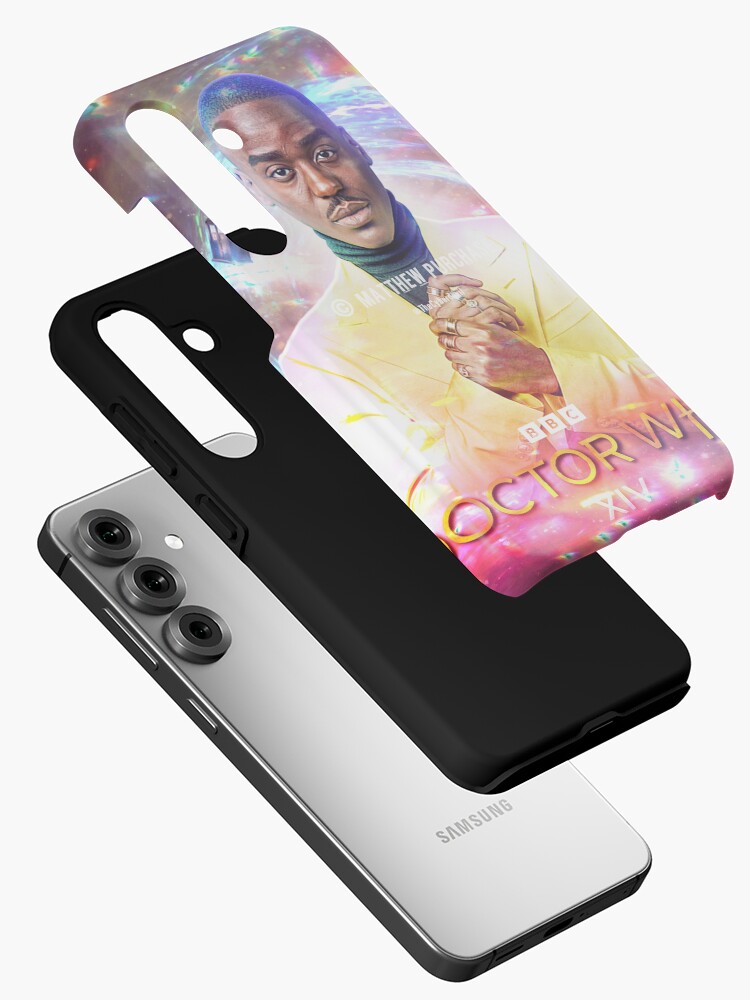 Thumbnail 2 of 4, Samsung Galaxy Phone Case, (watermarked) Ncuti Gatwa 14th Doctor - % to charity - By the original artist designed and sold by TheCyberdevil.