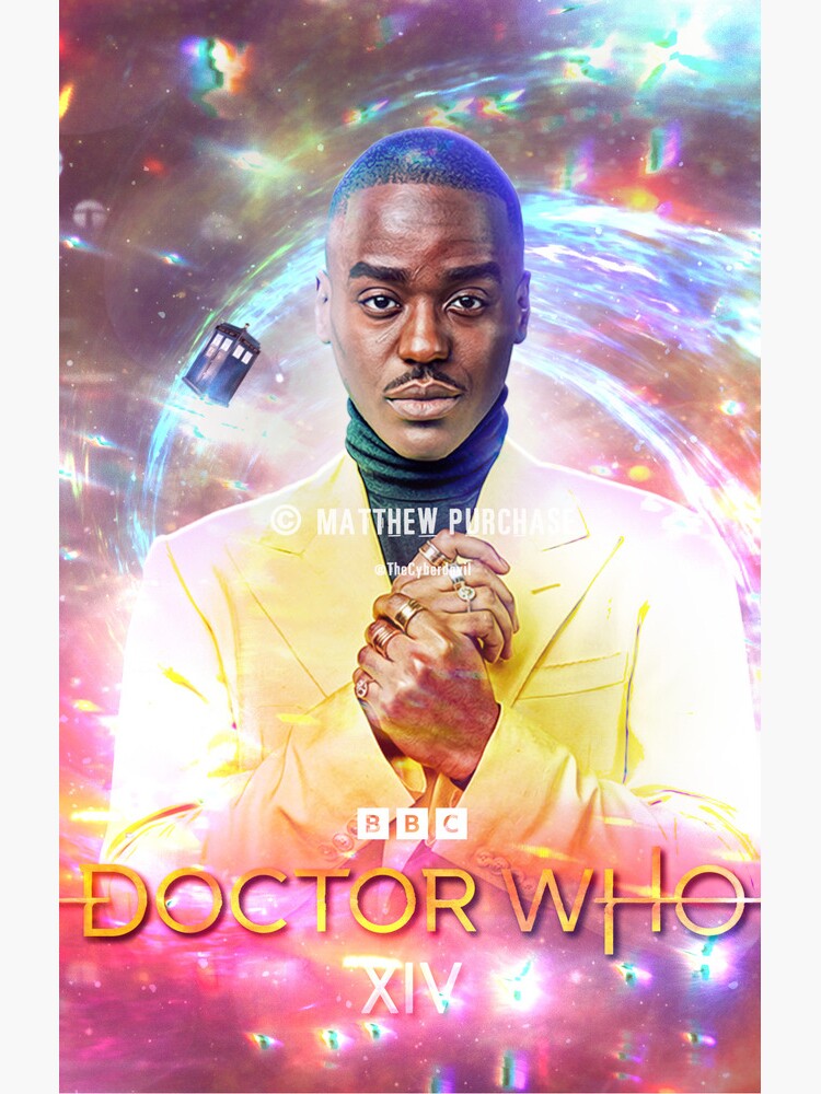 Thumbnail 4 of 4, Samsung Galaxy Phone Case, (watermarked) Ncuti Gatwa 14th Doctor - % to charity - By the original artist designed and sold by TheCyberdevil.