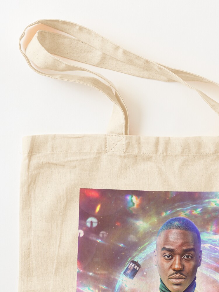 Thumbnail 3 of 5, Tote Bag, (watermarked) Ncuti Gatwa 14th Doctor - % to charity - By the original artist designed and sold by TheCyberdevil.