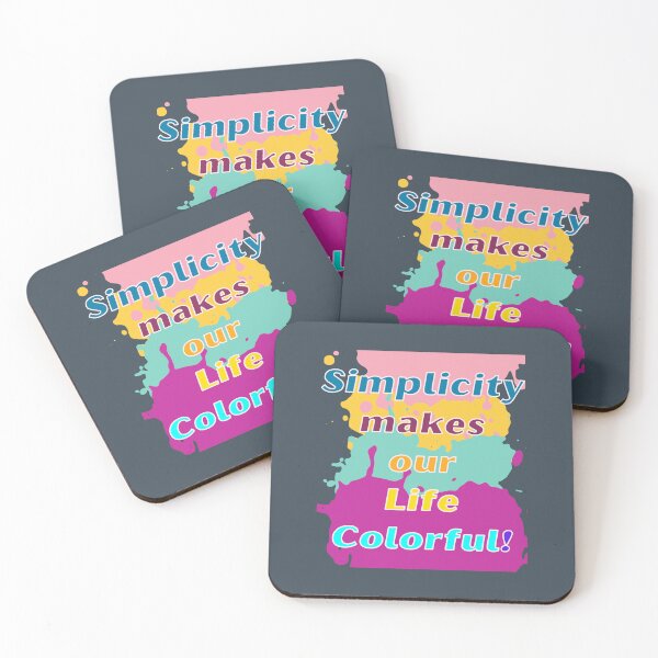 Item preview, Simplicity makes our Life Colorful! designed and sold by MiistyDesignz.