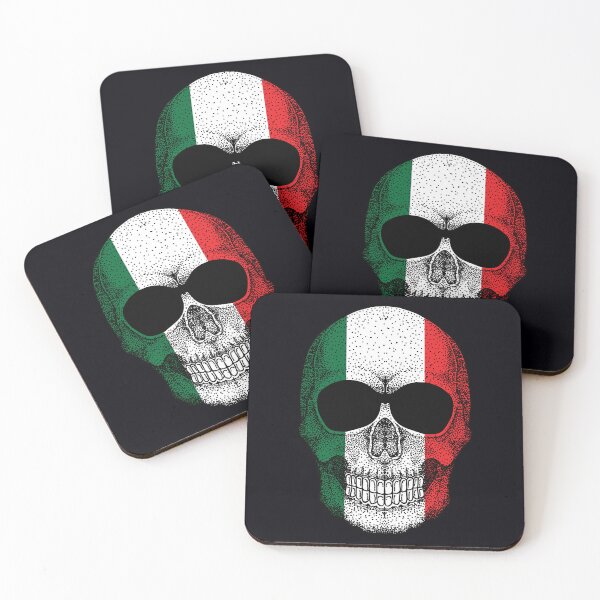 Item preview, Skull Italy Flag designed and sold by pretty4u.