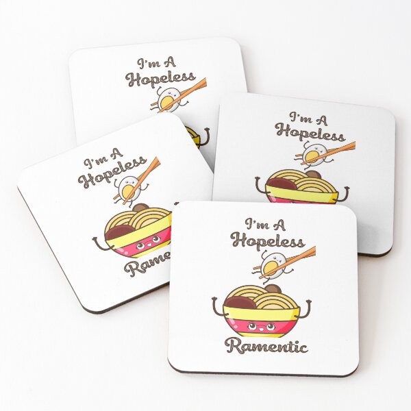 Item preview, I'm A Hopeless Ramentic Funny Ramen Noodle Pun, Spaghetti Pasta, noodles quotes, funny kawaii Food vegan gift for women, girls  designed and sold by NiceSpot.