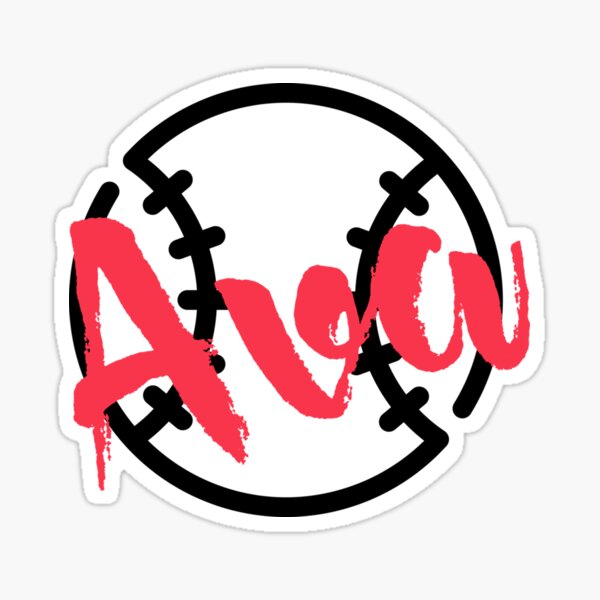 "Ava Baseball Baseball Fan Sticker" Sticker for Sale by krnnvrstacy