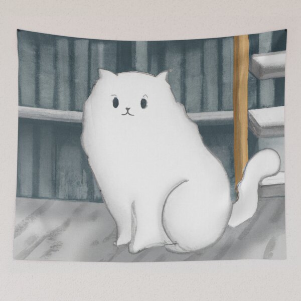 Item preview, Intellectual Cat no. 2 designed and sold by Artistinrome.