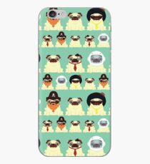 Vinilo o funda para iPhone Patrón de Pug