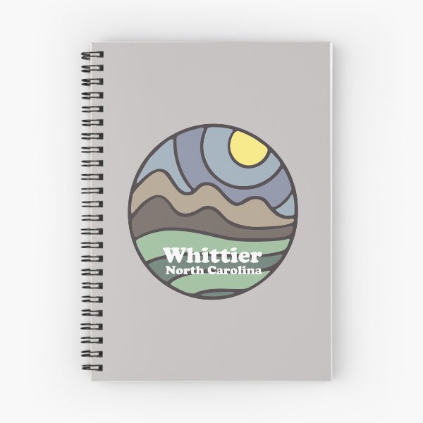 Item preview, Whittier North Carolina - NC Mountain Forest Scene Hiking Doodle designed and sold by palmettodigital.