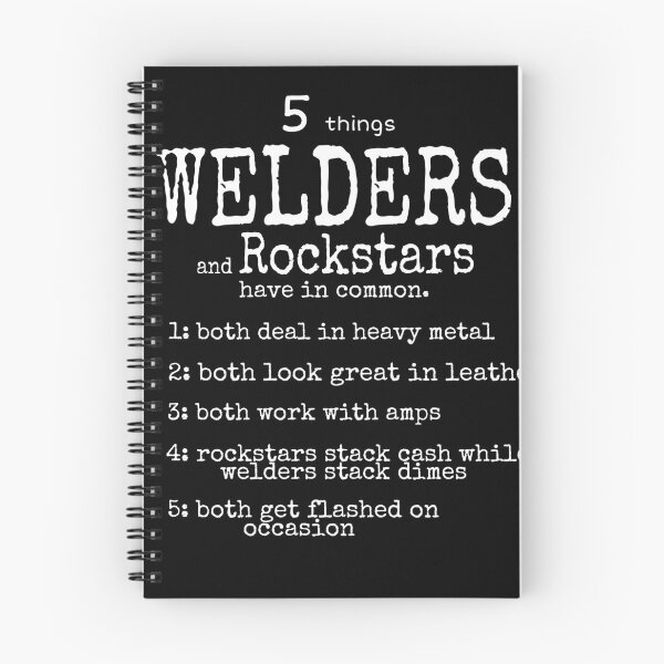 Item preview, 5 things welders and rockstars have in common.  designed and sold by VinMoll.