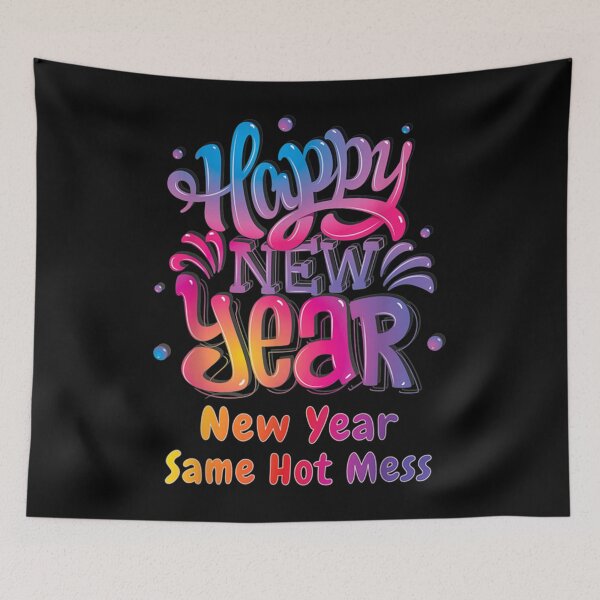 Item preview, Nouvel An Même Mess Bonjour 2023 Chaud Drôle Nouvel An designed and sold by ClaudieDicki.