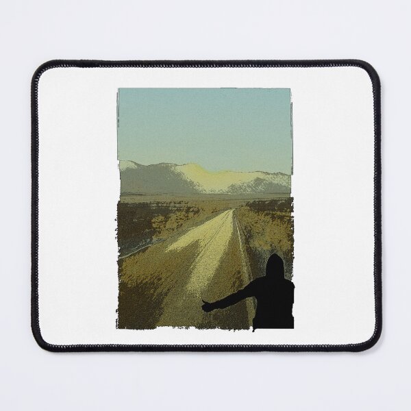 Item preview, Graphic  Hitchhiker on a Open Desert Road designed and sold by Stravaigin.