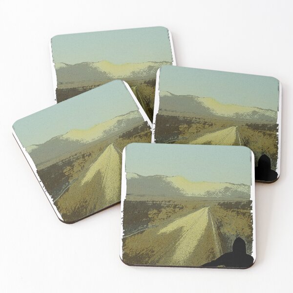 Item preview, Graphic  Hitchhiker on a Open Desert Road designed and sold by Stravaigin.