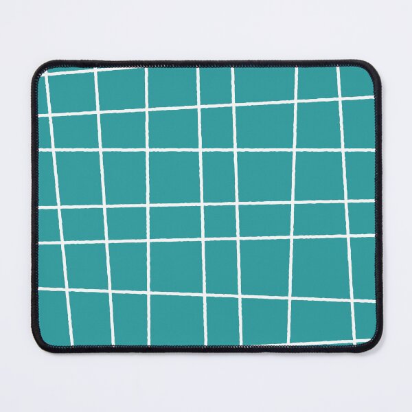 Item preview, Little White Lines, White Grid On Blue Background designed and sold by Little Idiot.