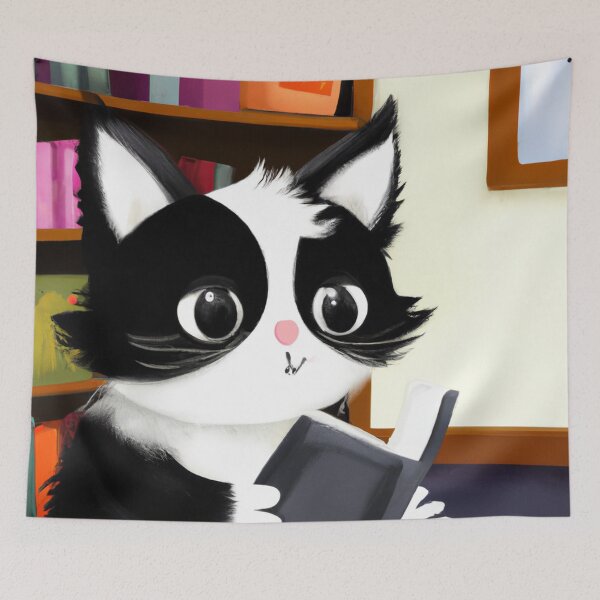 Item preview, Intellectual Cat no. 4 designed and sold by Artistinrome.