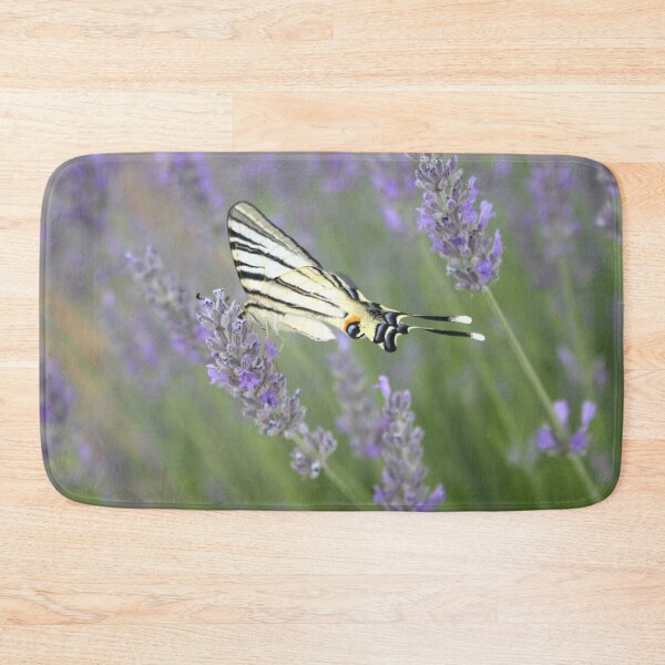 Item preview, Swallowtail Sideview Amongst Lavender Spikes Photograph designed and sold by taiche.